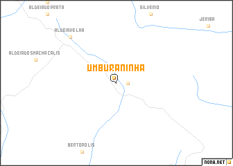 map of Umburaninha