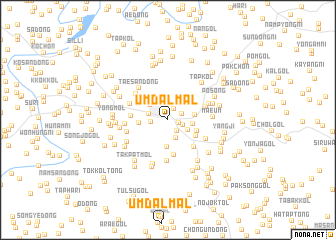 map of Ŭmdal-mal