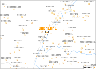 map of Ŭmdalmal