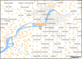 map of Ŭm-dong