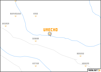 map of Umecho