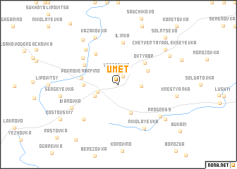 map of Umët