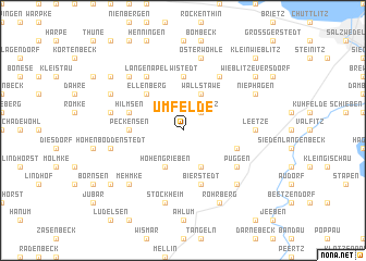 map of Umfelde