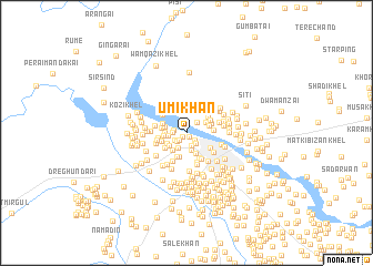 map of Umi Khān