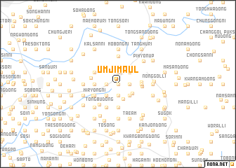 map of Ŭmji-maŭl