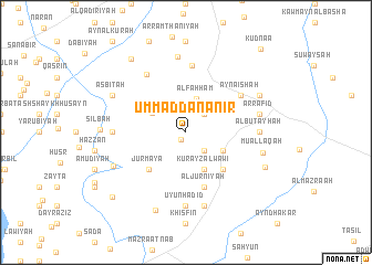 map of Umm ad Danānīr