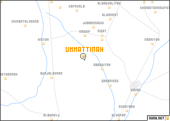 map of Umm at Tīnah