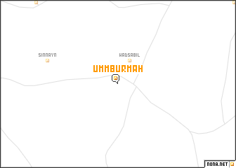 map of Umm Burmah