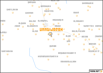 map of Umm Dijarah