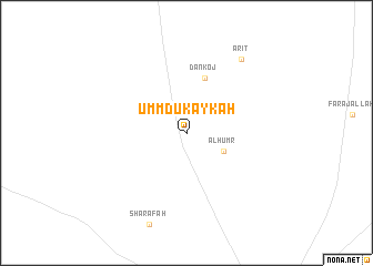 map of Umm Dukaykah