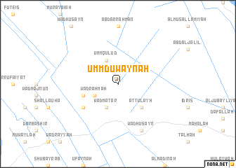 map of Umm Duwaynah