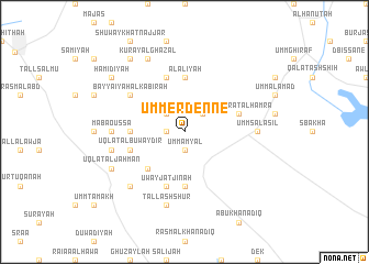 map of Umm Erdénné