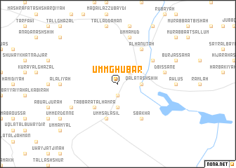 map of Umm Ghubār