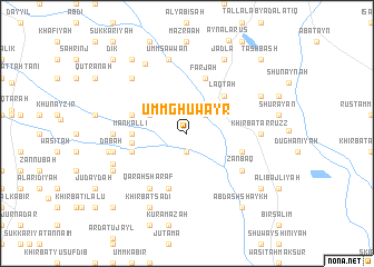 map of Umm Ghuwayr