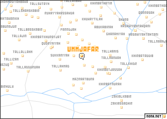 map of Umm Ja‘far