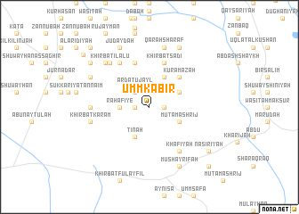 map of Umm Kābir