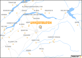 map of Umm Qanbūrah