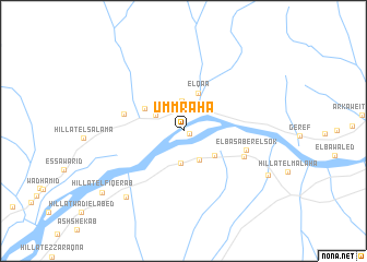 map of Umm Raha