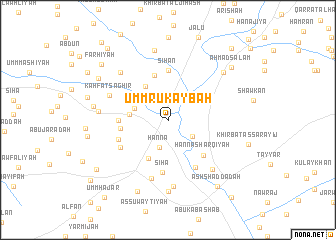 map of Umm Rukaybah