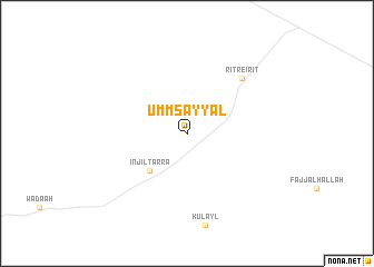 map of Umm Sayyāl