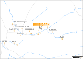map of Umm Sidrah
