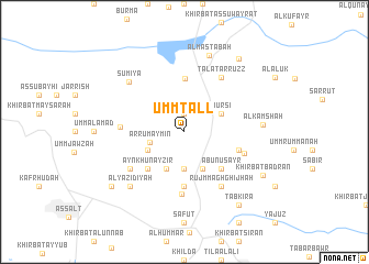 map of Umm Tall