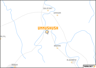 map of Umm ‘Ushūsh