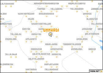 map of Umm Wādī