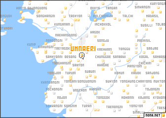 map of Ŭmnae-ri