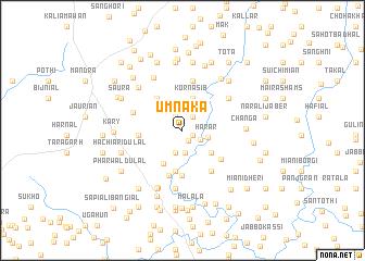 map of Ūmnāka