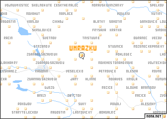 map of U Mrázkŭ