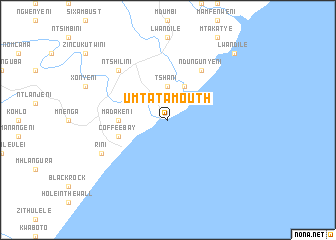 map of Umtata Mouth