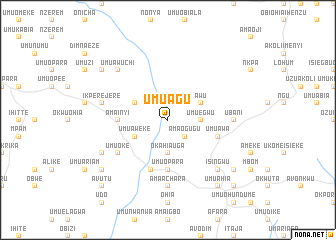 map of Umu Agu