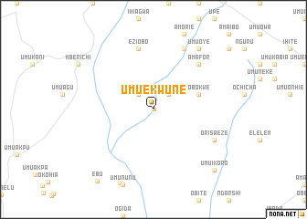 map of Umu Ekwune