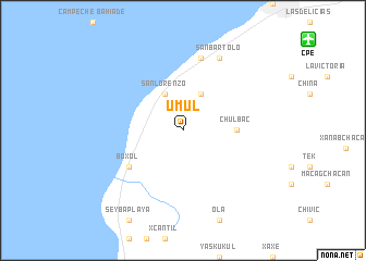 map of Umul