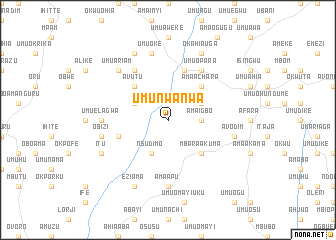 map of Umu Nwa Nwa