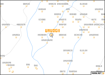 map of Umu Ogii