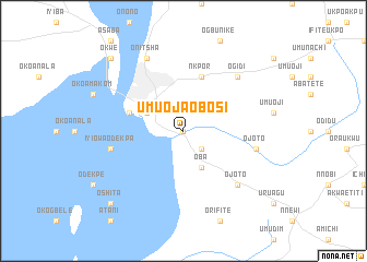 map of Umuoja Obosi