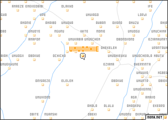 map of Umuonhie