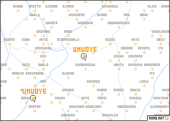 map of Umu Oye