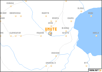 map of Umute