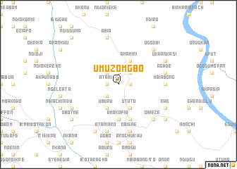 map of Umuzomgbo