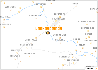 map of Unaka Springs