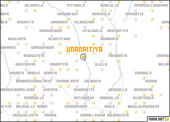 map of Unanpitiya