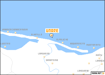 map of Unare