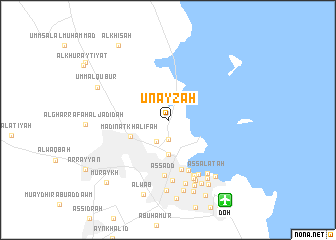 map of ‘Unayzah