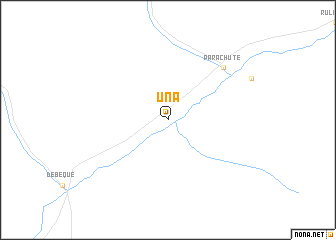 map of Una