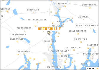 map of Uncasville