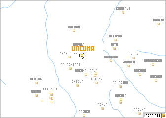 map of Uncuma
