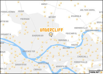 map of Undercliff